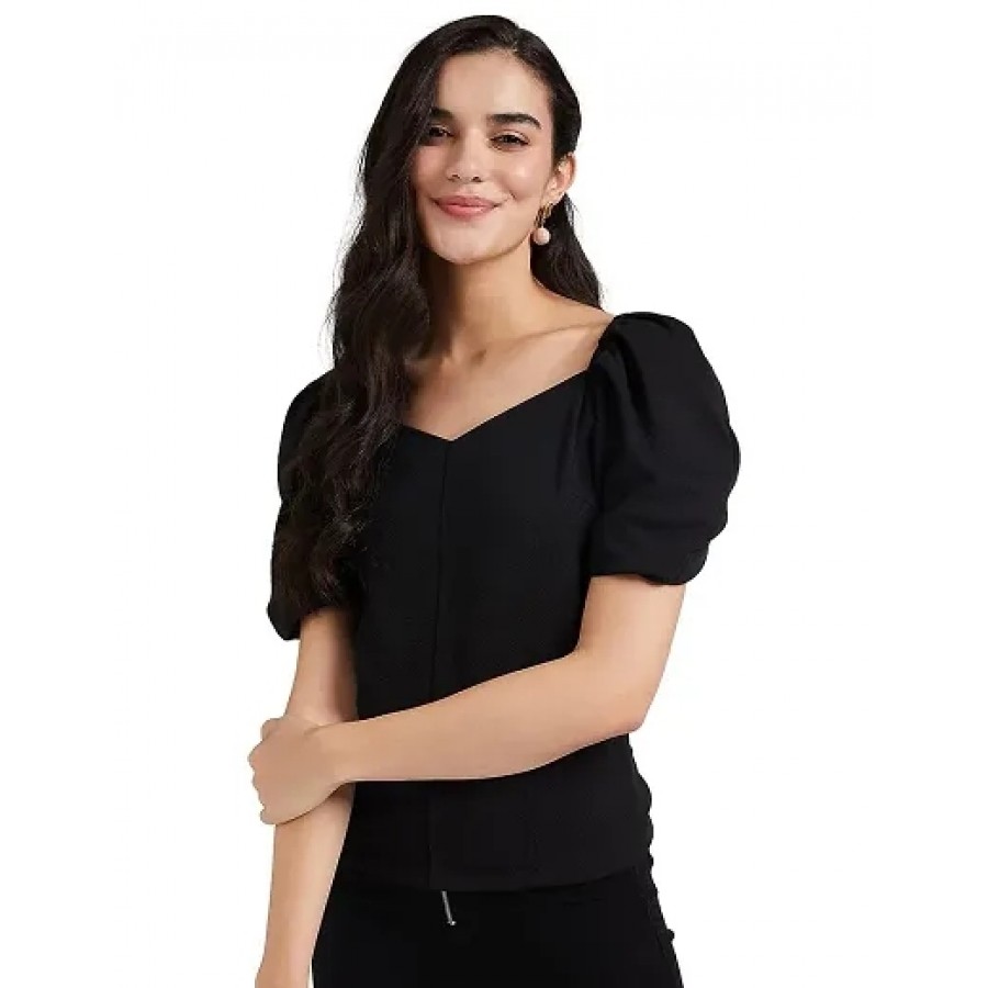 Elegant Cotton Blend Top For Women