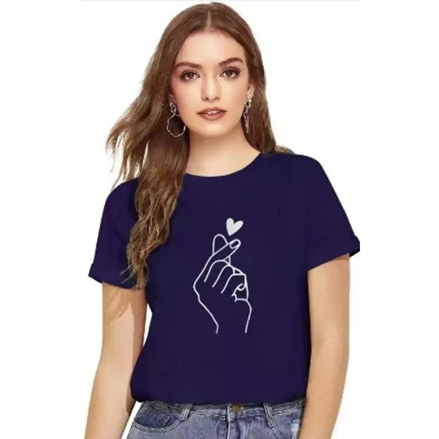 Elegant  Lycra  Tshirt For Women