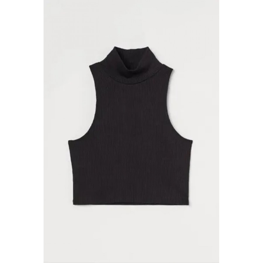 High neck sleeveless top