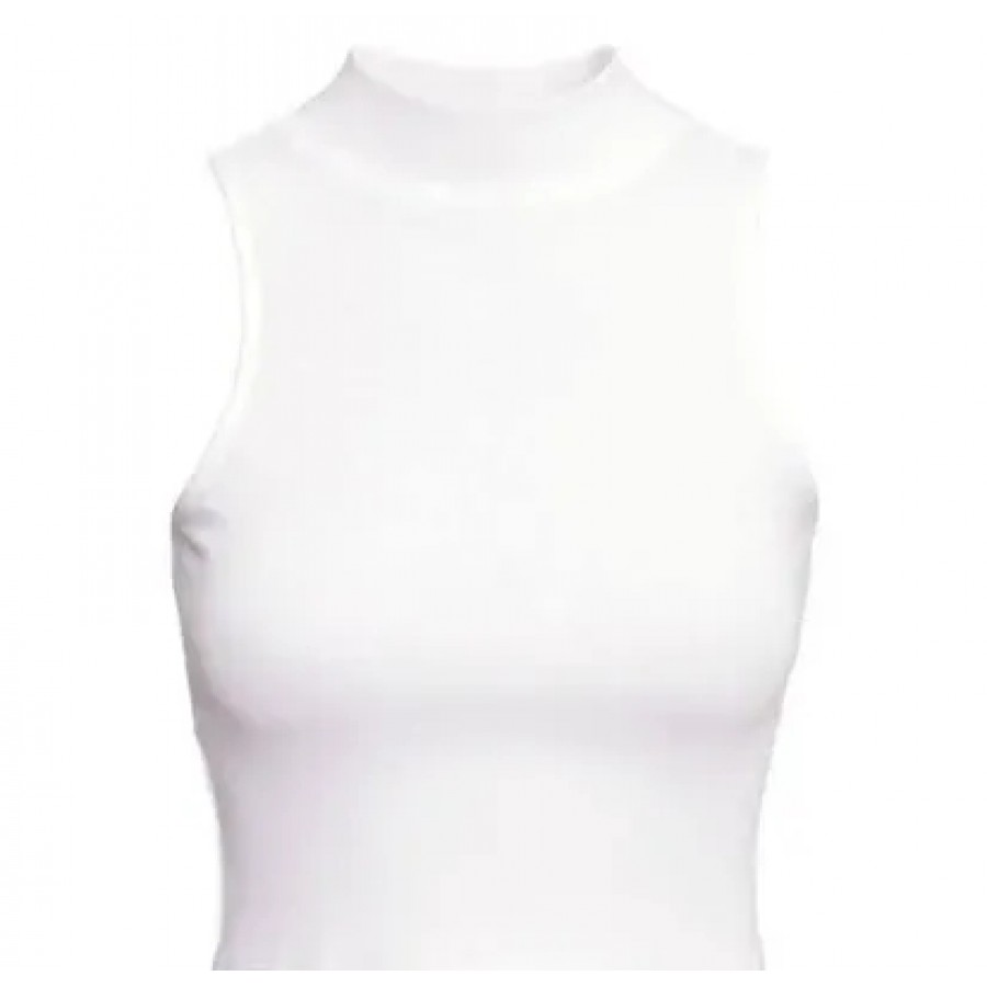 High neck sleeveless top