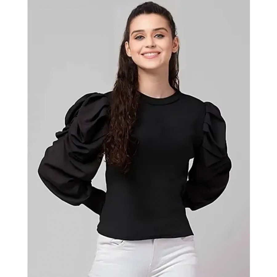 Puff Sleeve Top for Women