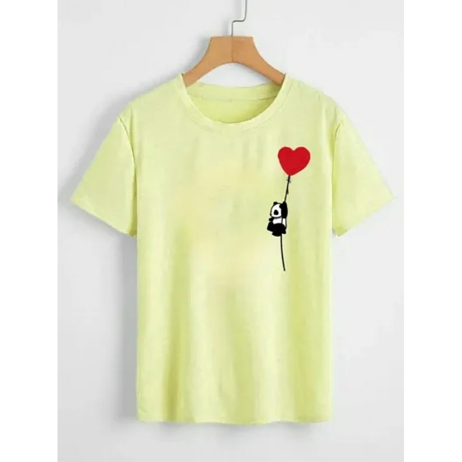 Pure Cotton T-Shirt For Woman