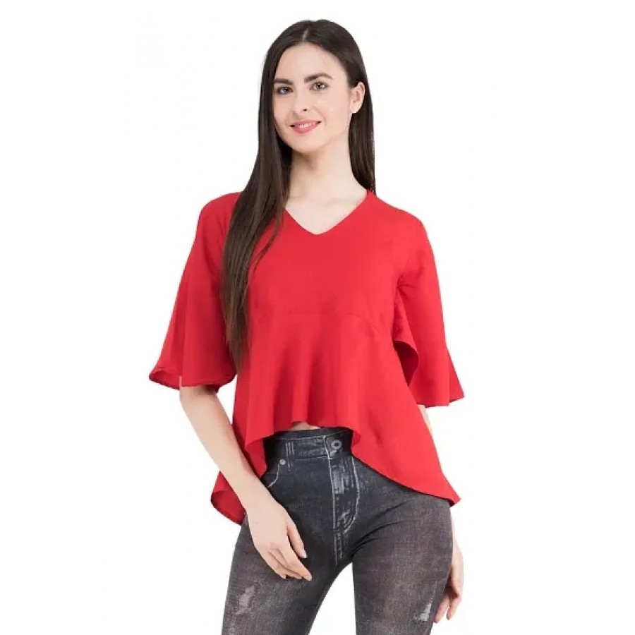 Red Flairy Top