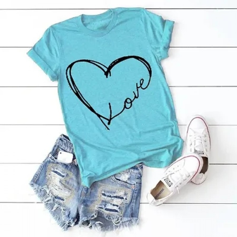 Stylish Cotton Blue T-Shirt