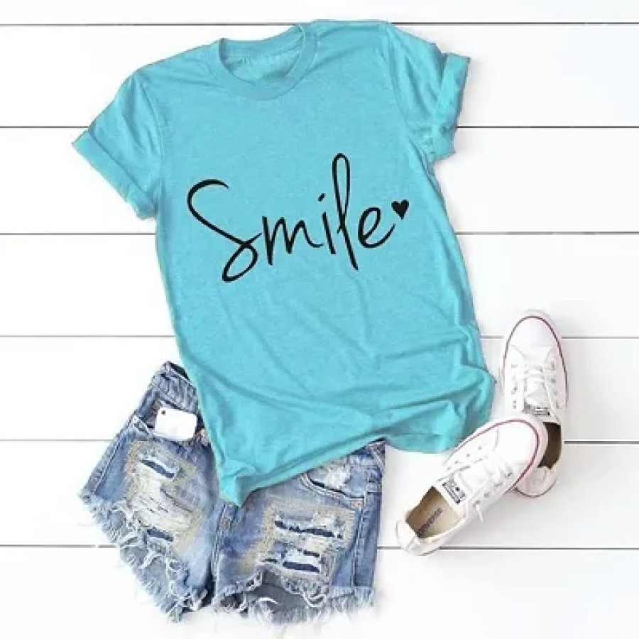 Stylish Cotton Blue T-Shirt