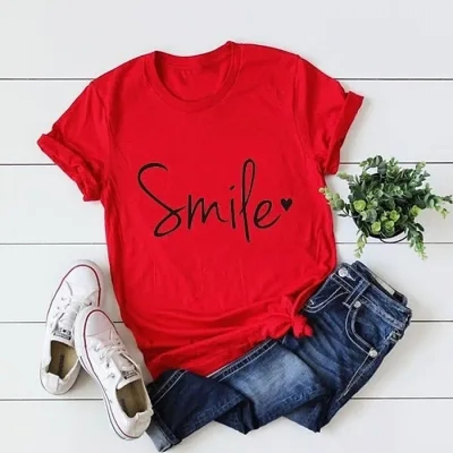 Stylish Cotton Red T-Shirt