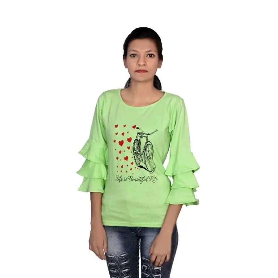 Trendy Cotton Regular Length Top