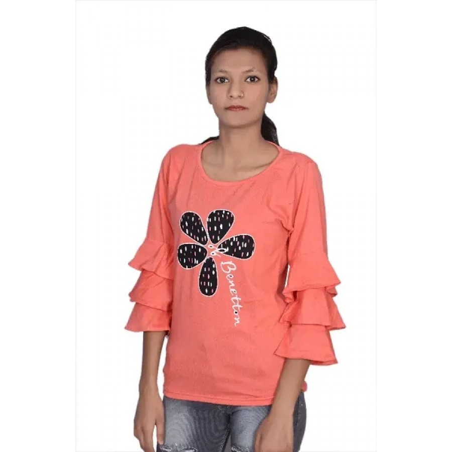 Trendy Cotton Regular Length Top