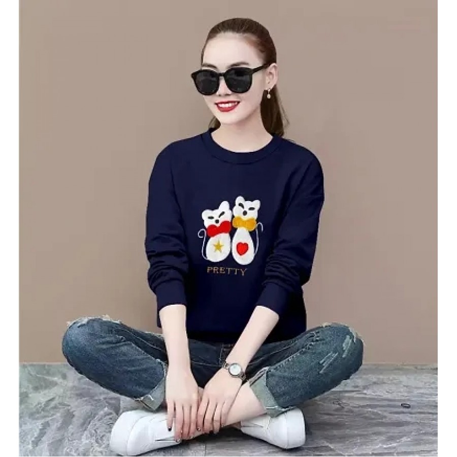 Women Stylish Cotton Printed T -Shirt