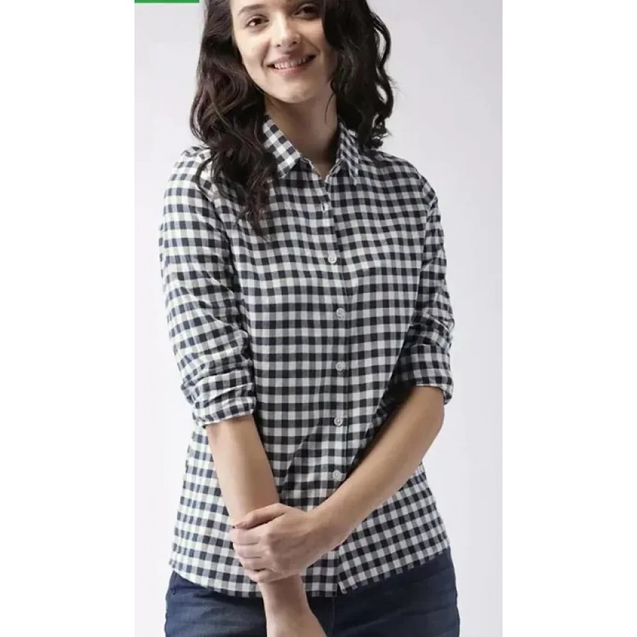 Women's Cotton Checked Shirt