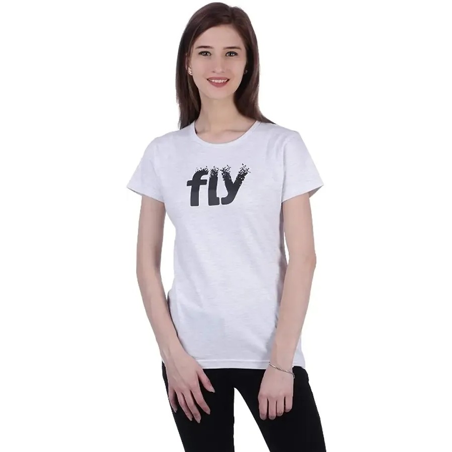 Women's Cotton Round Neck Half Sleeve T-shirt ndash; FLY (ACROO MILANCHE).