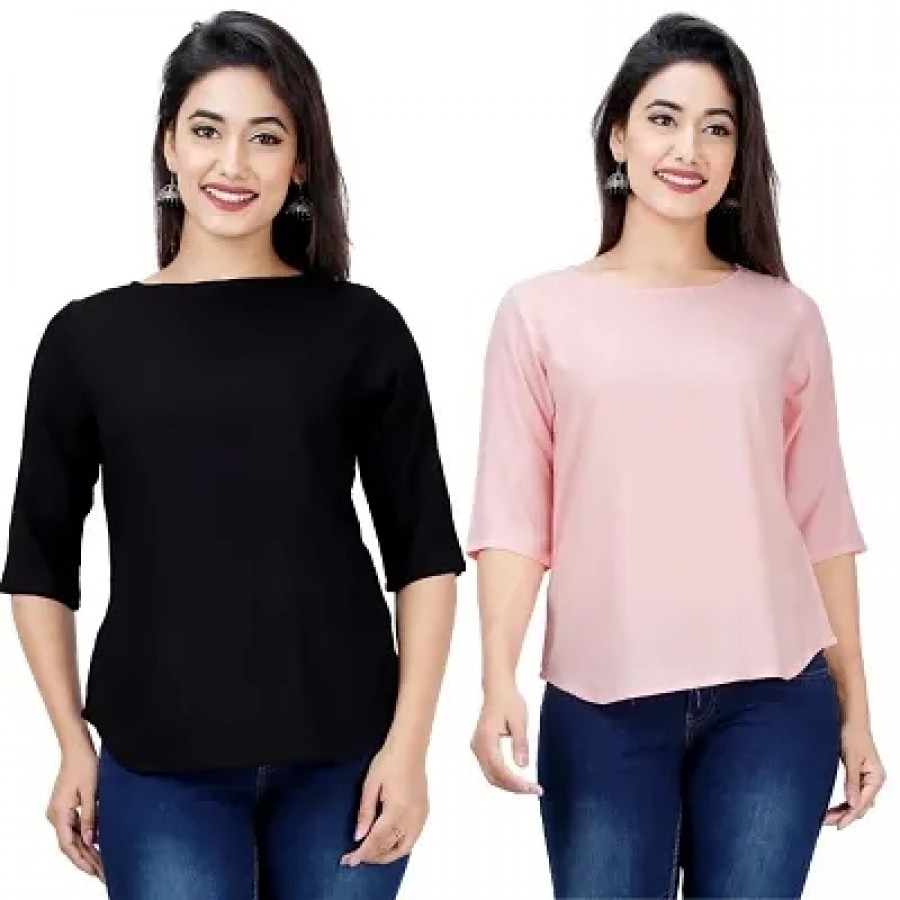 Women's Rayon Tops (Pack Of 2)