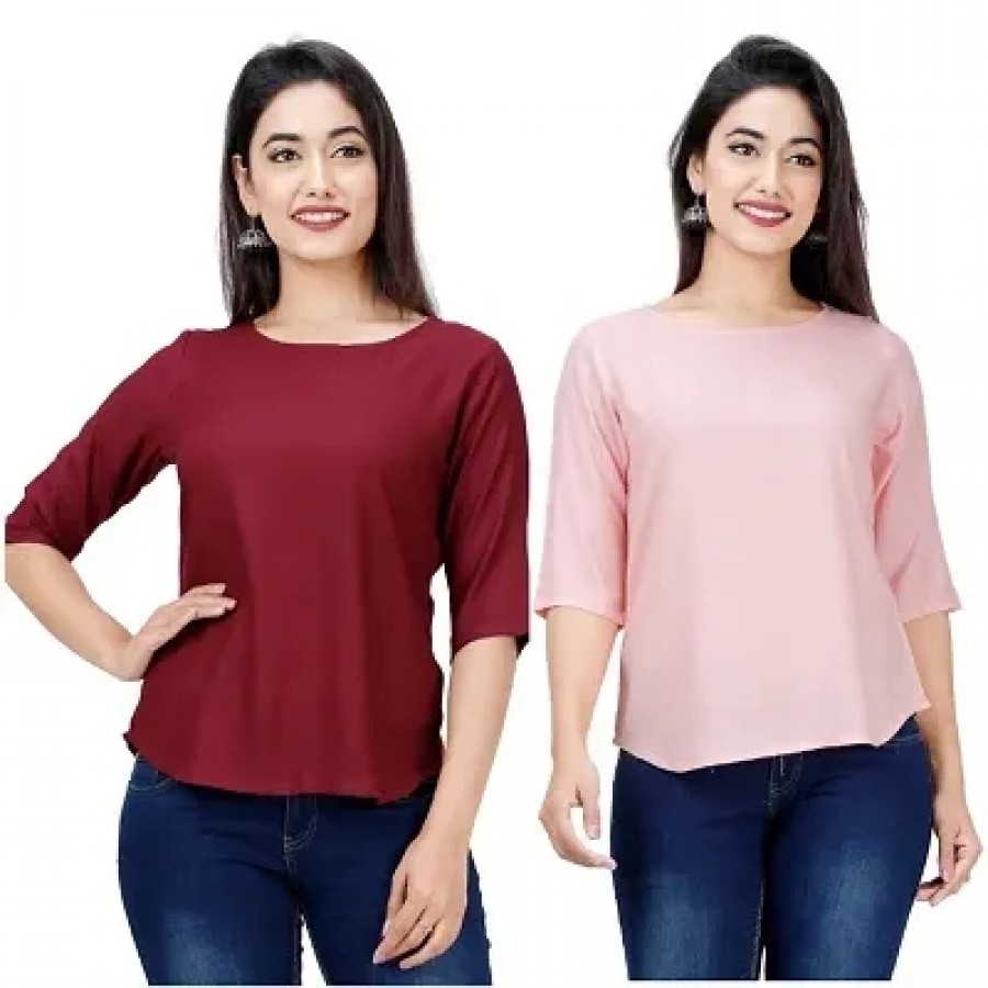 Women's Rayon Tops (Pack Of 2)