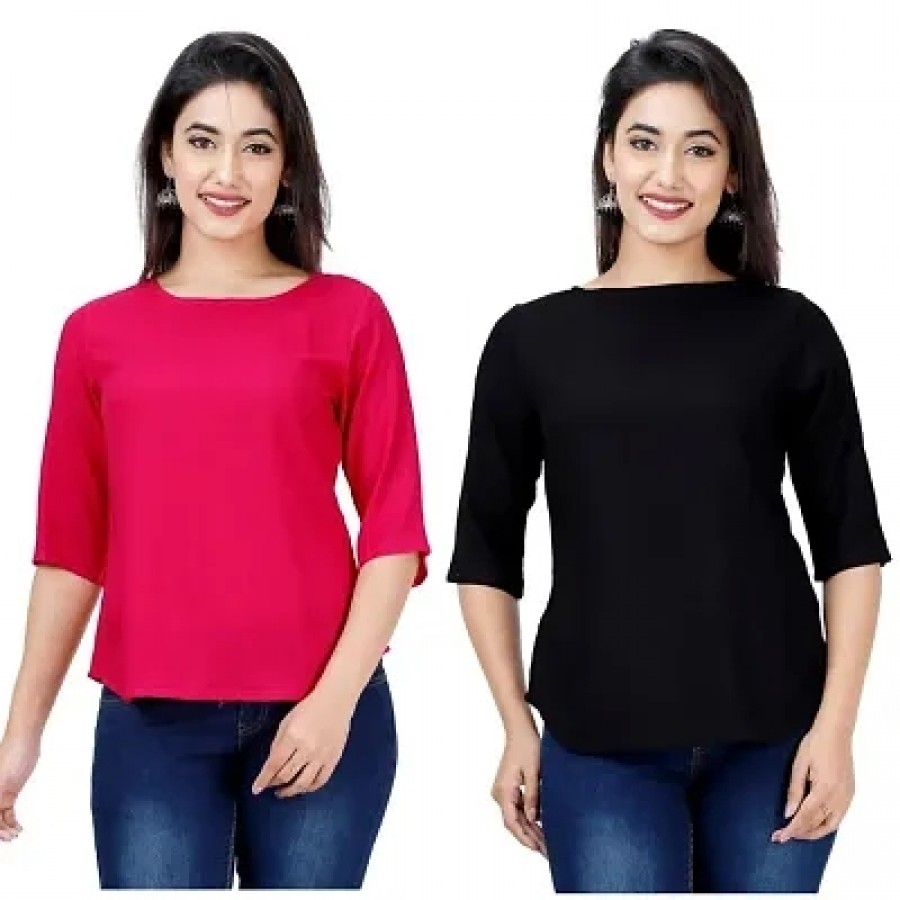 Women's Rayon Tops (Pack Of 2)