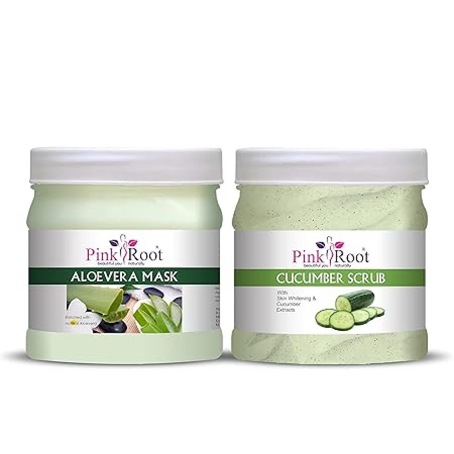 Aloe Vera Mask 500gm & Cucumber Scrub 500gm