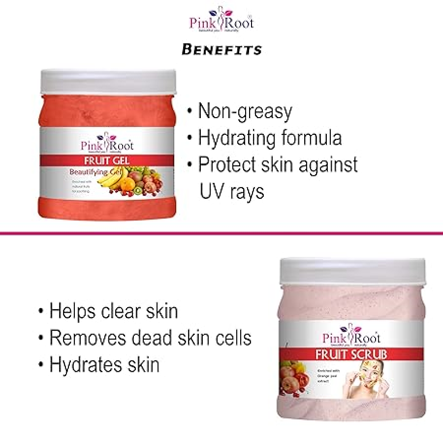 Fruit Gel 500gm & Fruit Scrub 500gm