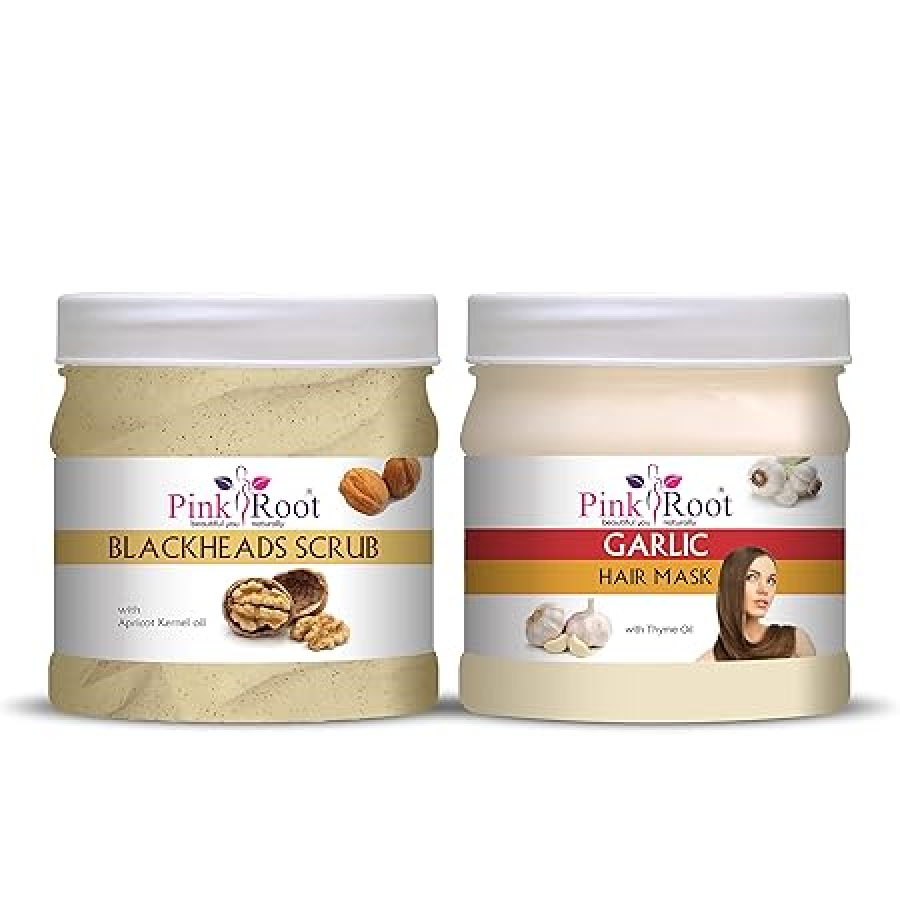 Blackheads Scrub 500gm & Garlic Hair Mask 500gm